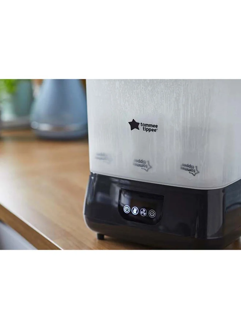 tommee tippee Advanced Electric Steam Steriliser And Dryer, Black, Upto 6 Bottles, 3 Different Functions