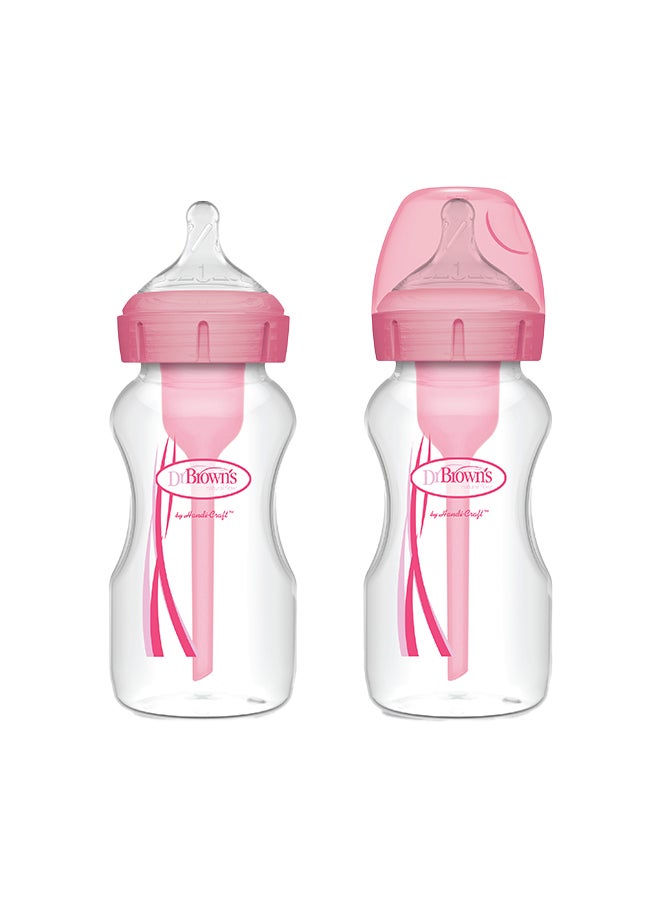 9 Oz/270 Ml Anti-Colic Pp W-N Options+ Bottle, Pink, 2-Pack - pnsku/N36339043A/45/_/1696510958/4580f572-8aad-416f-a105-0f8403fcccf0