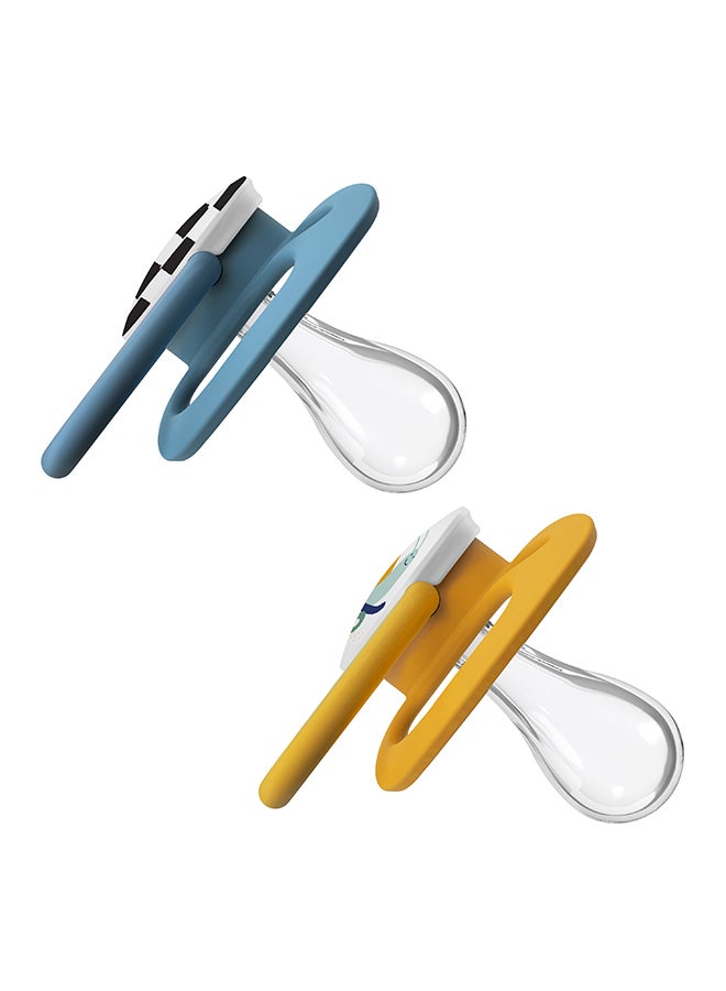 Dr. Brown’s Advantage Stage 2 Pacifier, 6-18 Months, Pack Of 2 - Assorted  - Image 4