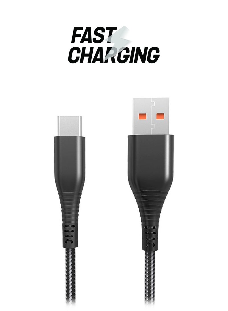 Jellico Micro USB Data Sync Charging Cable Black - Image 1
