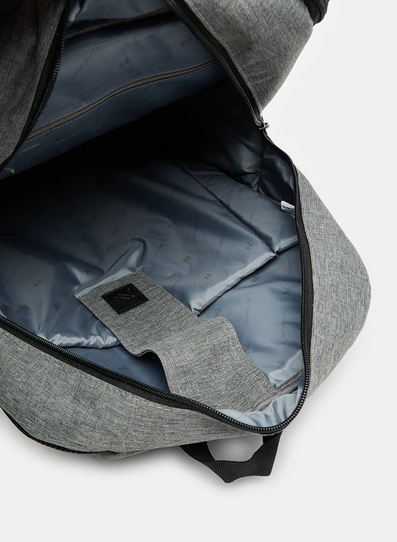 LAVVENTO Zipper Clousre Back For 15.6-Inch Laptop Grey/Black  - Image 4