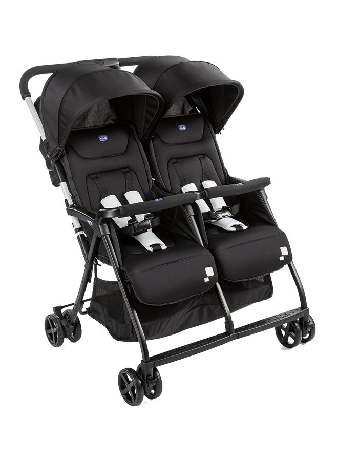 Chicco Ohlalà Twin Stroller 0M-3Y, Black Night  - Image 1