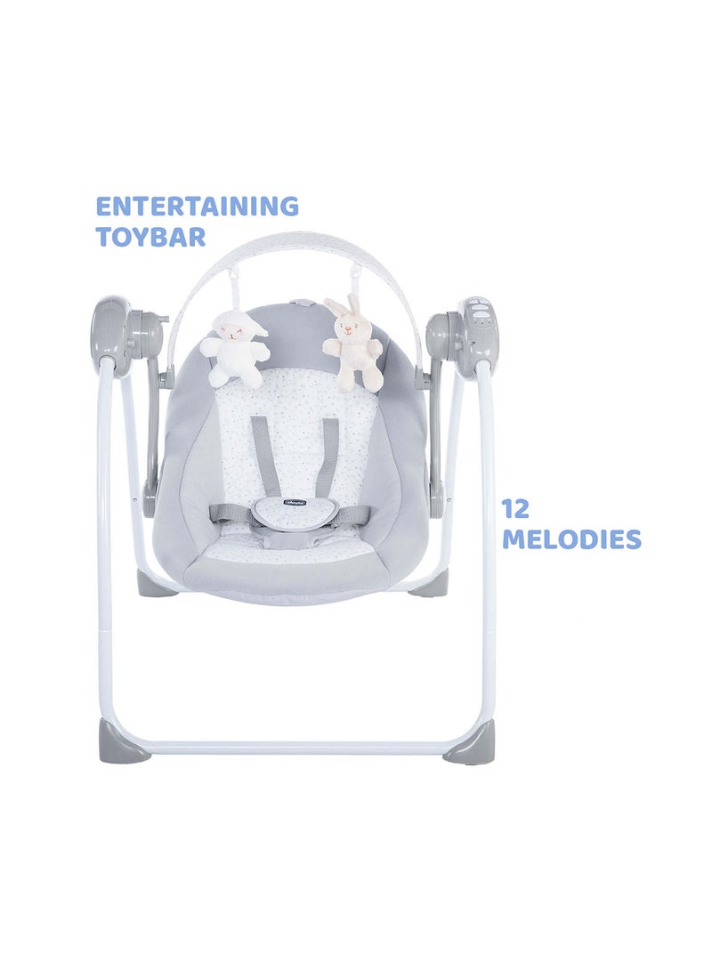 Chicco Swing Relax & Play 0-6M, Cool Grey - Image 2