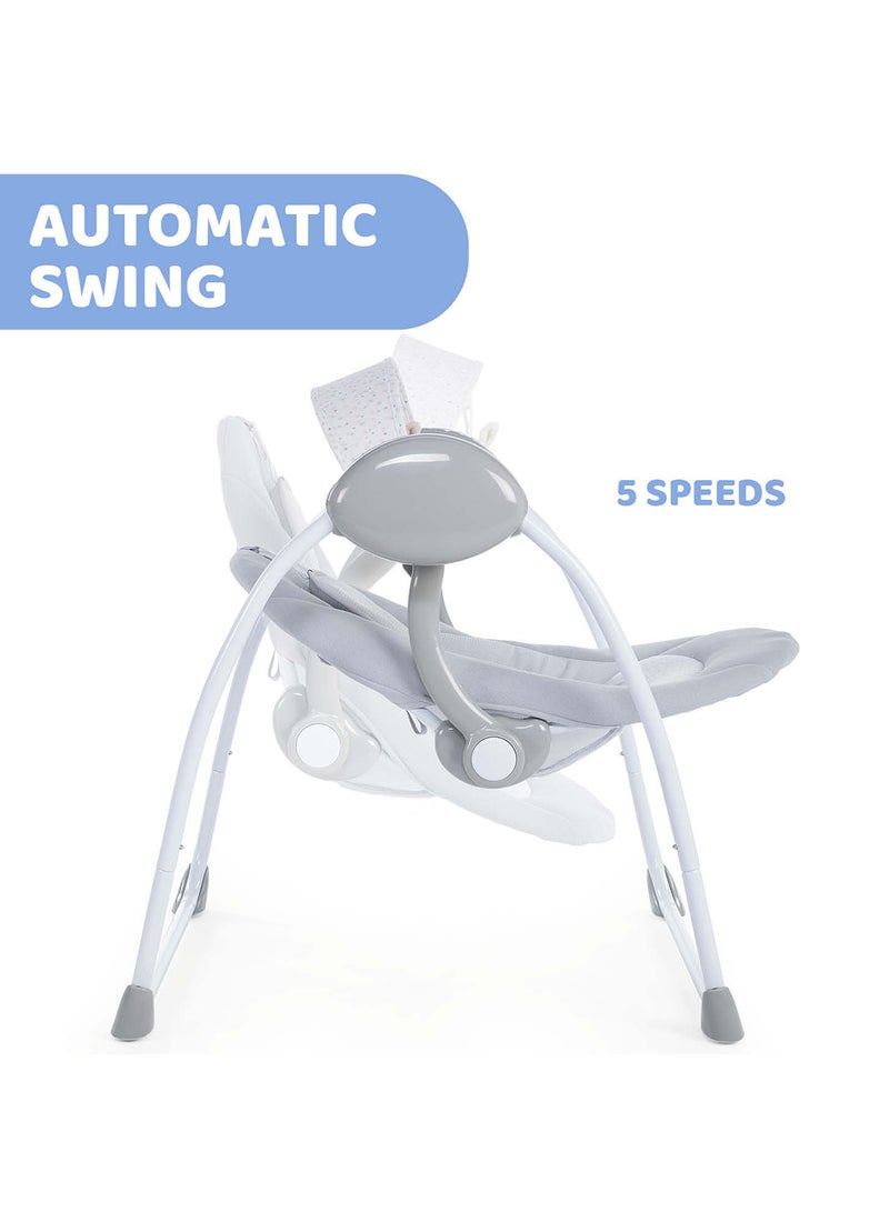 Chicco Swing Relax & Play 0-6M, Cool Grey - Image 4