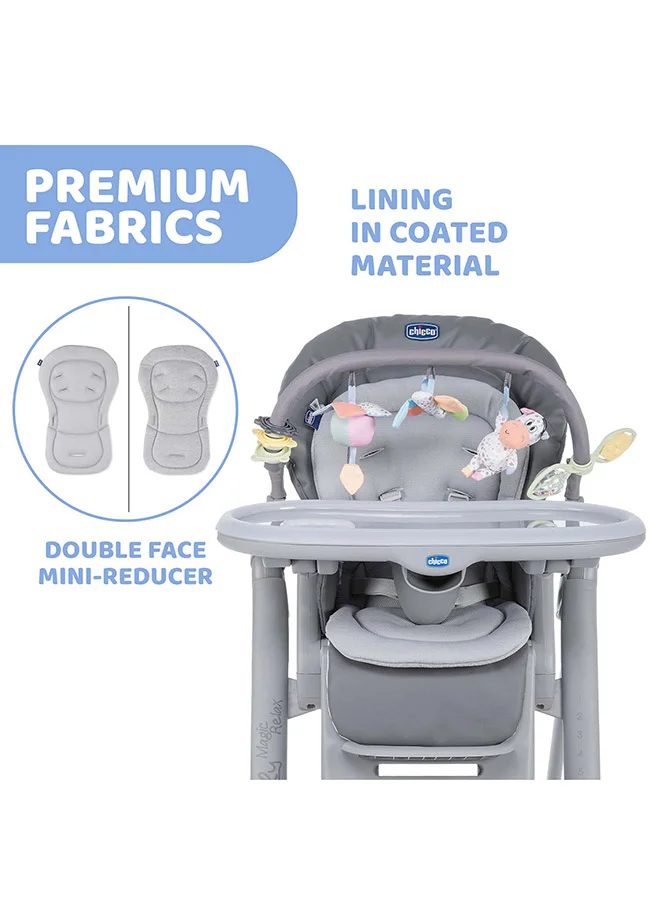Chicco Polly Magic Relax Highchair 0M-3Y, Graphite