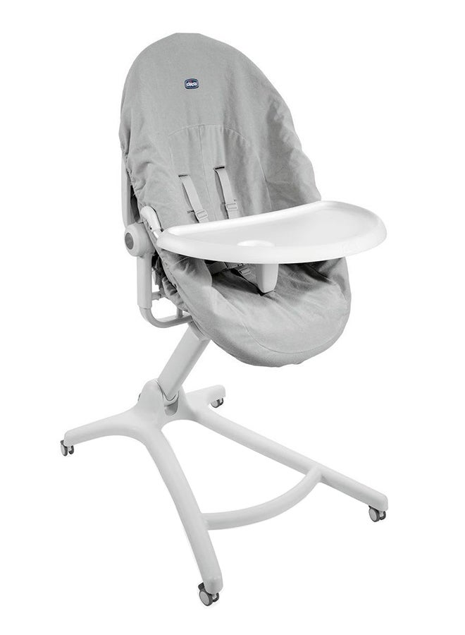Chicco - Baby Hug 4 In 1 Meal Kit (High Chair Tray + Terry Cloth Cover), Neutral - Image 1