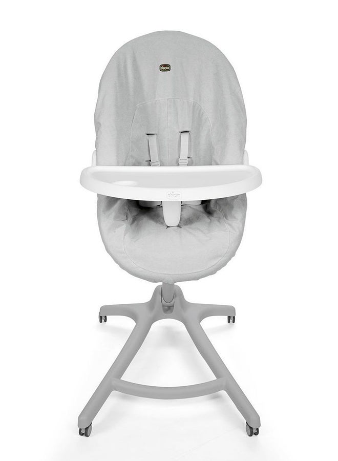 Chicco - Baby Hug 4 In 1 Meal Kit (High Chair Tray + Terry Cloth Cover), Neutral - Image 1