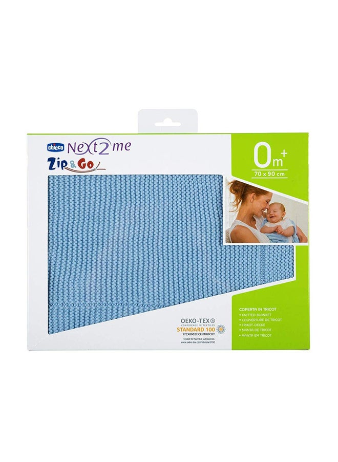 Chicco Tricot Blanket, Ocean  - Image 2
