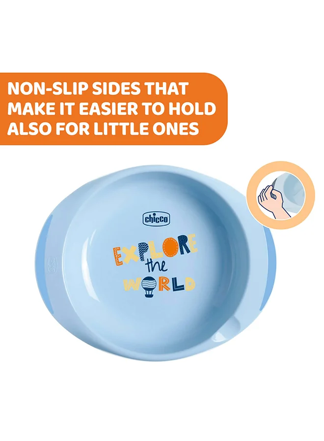 Chicco Weaning Set 12M+ - 5 Pcs - Blue