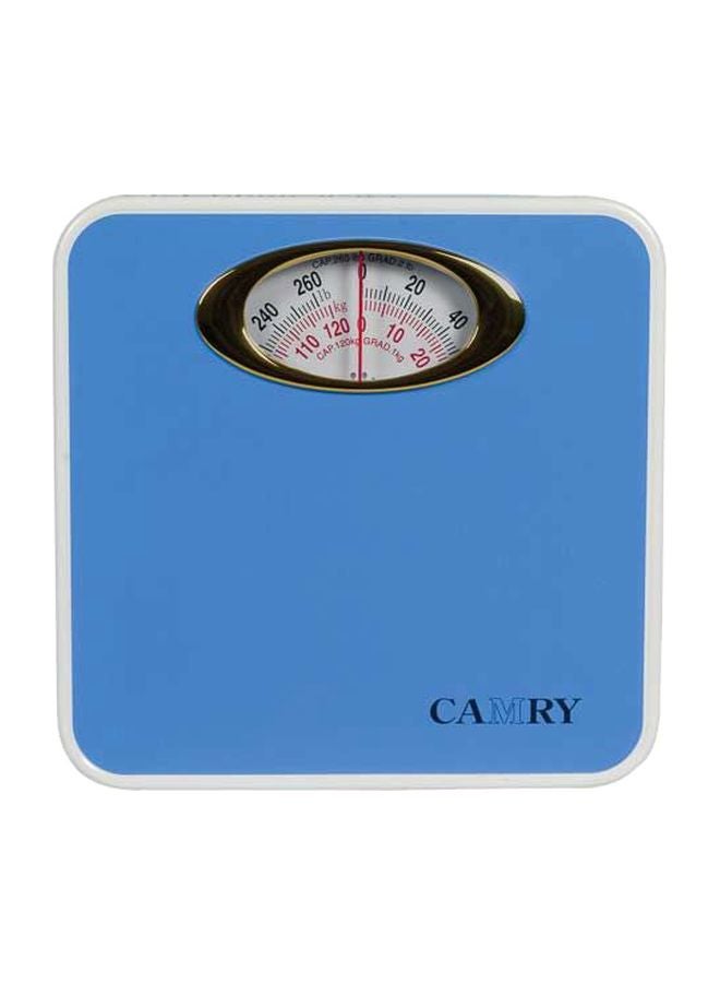كامري ميزان ميكانيكي لقياس الوزن أزرق/فضي/أسود 26.3x25.7x5سم