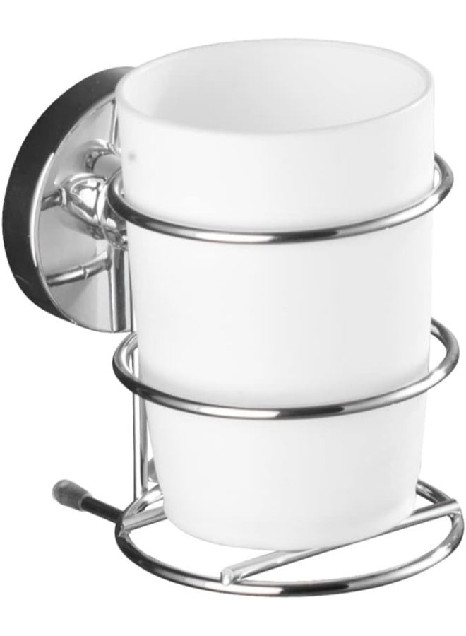 وينكو حامل فرش أسنان يثبت على الجدار فضي/أبيض - Image 2