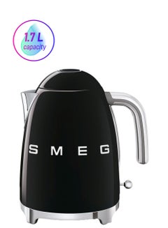 smeg 50's Retro Electric Kettle 1.7 L 2400 W KLF03DGEU Black/Silver  - Image 1