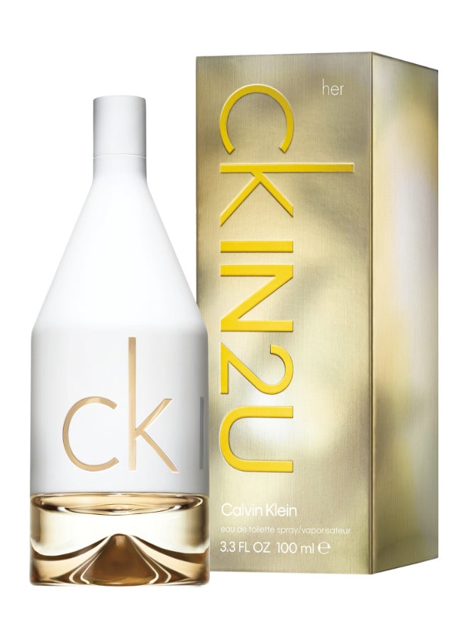 CALVIN KLEIN - In2U Eau De Toilette 100ml - Image 1