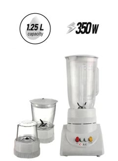 دي إل سي  خلاط كهربائي 3 في 1 1.25 L 350 W DLC-39015 أبيض/ شفاف  - Image 1