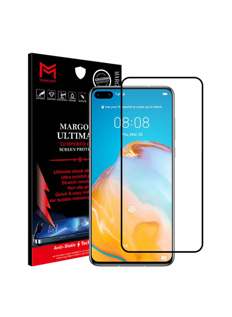 MARGOUN 3D Screen Protector For Huawei P40 Pro Clear/Black