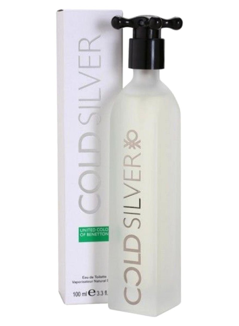 Benetton Cold Silver EDT 100ml - Image 1