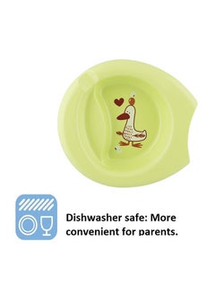 Chicco Easy Feeding Plate 6M+, Assorted  - Image 2
