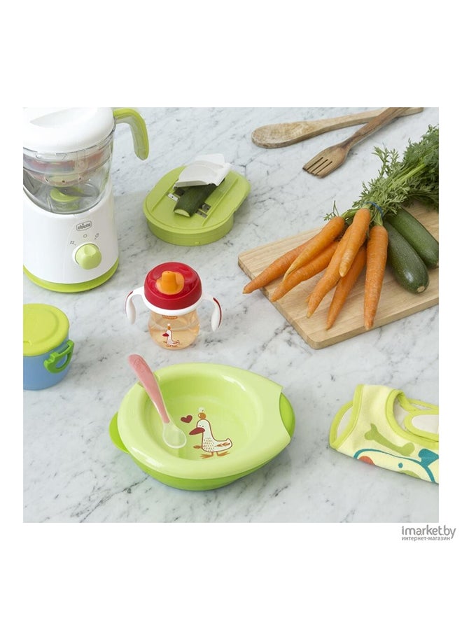 Chicco - Easy Feeding Plate 6M+, Assorted - Image 1
