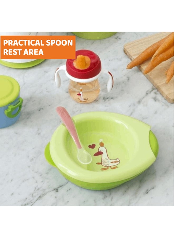 Chicco - Easy Feeding Plate 6M+, Assorted - Image 1
