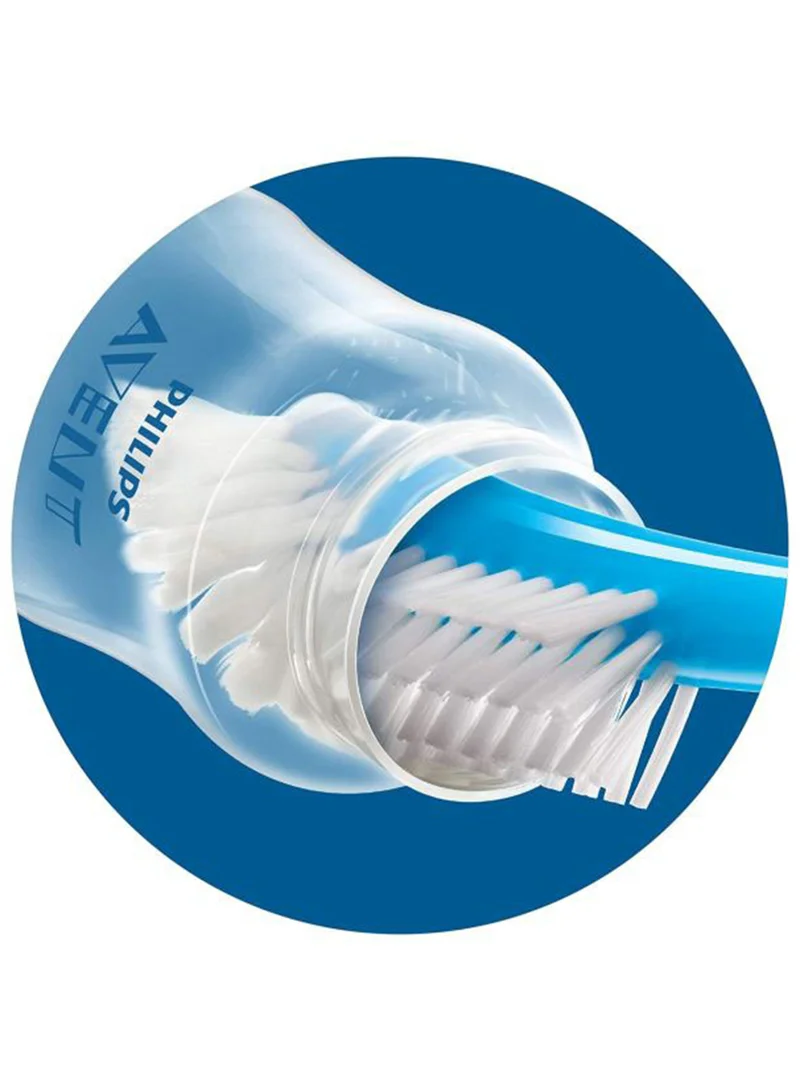 Philips Avent طقم زجاجات رضاعة مضاد للمغص بحلمات فائقة النعومة، سهل الحمل للأطفال، سعة 260 مل - لون شفاف
