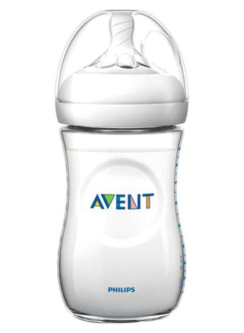 زجاجة إرضاع ناتشورال للأطفال, 260 مل، شفافة