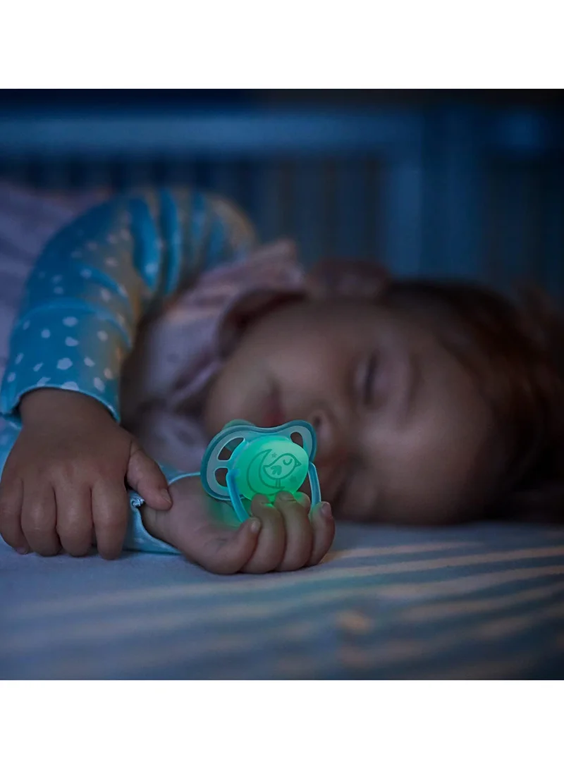 Philips Avent مجموعة لهايات ليلية بادي بير مرنة وفائقة التهوية لعمر 6-8 أشهر من قطعتين بلون أبيض/وردي - طراز 37622