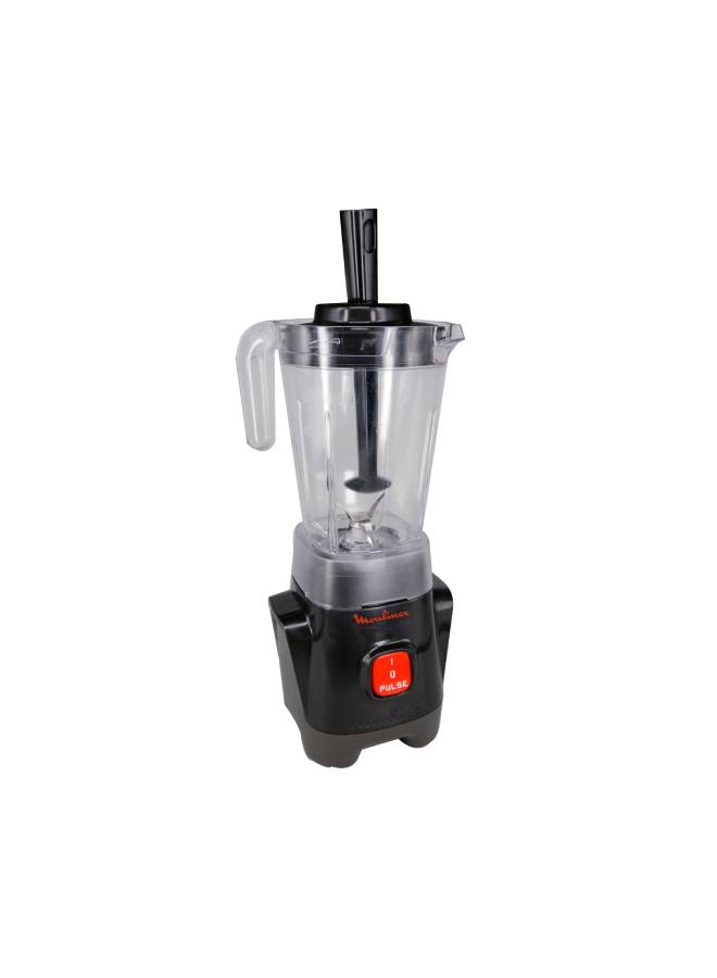 Moulinex - Genuine Blender With Grinder And Grater, 1.5 L 400 W LM2428EG Black - Image 1