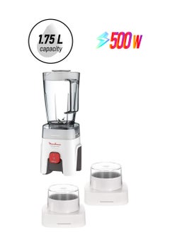 Moulinex Genuine Blender 1.75 L 500 W LM242B27 White/Red/Clear  - Image 1