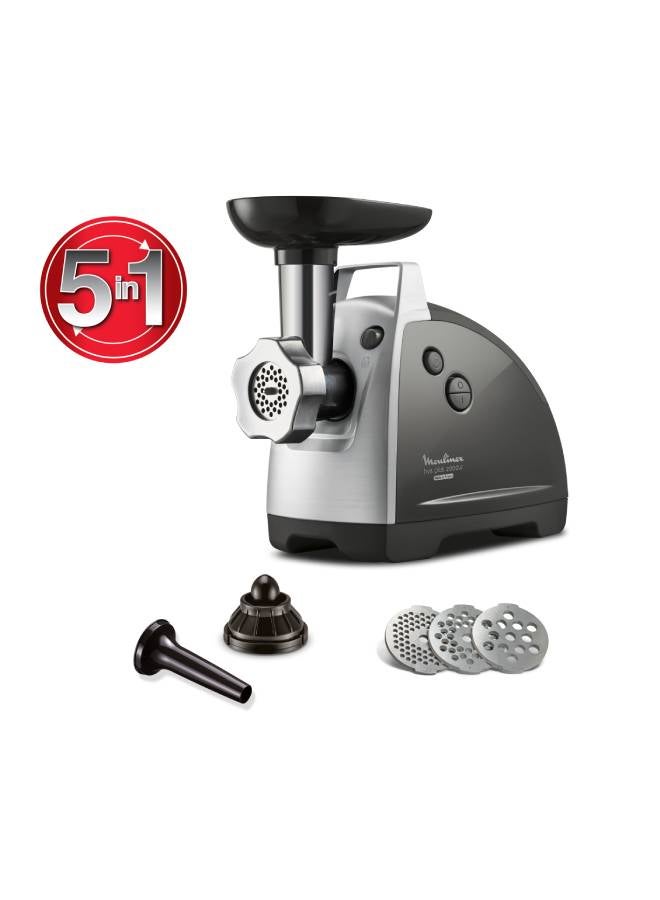 Moulinex - Meat Mincer 5 In 1 - HV8 Plus, 2000 W ME682826 Black / Silver - Image 1