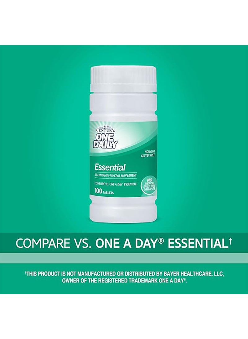 21st CENTURY - One Daily Essential - 100 Tablets - Image 1