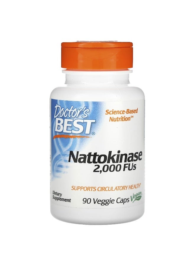Doctor's BEST - Nattokinase 2,000 FUs - 90 Capsules - Image 1