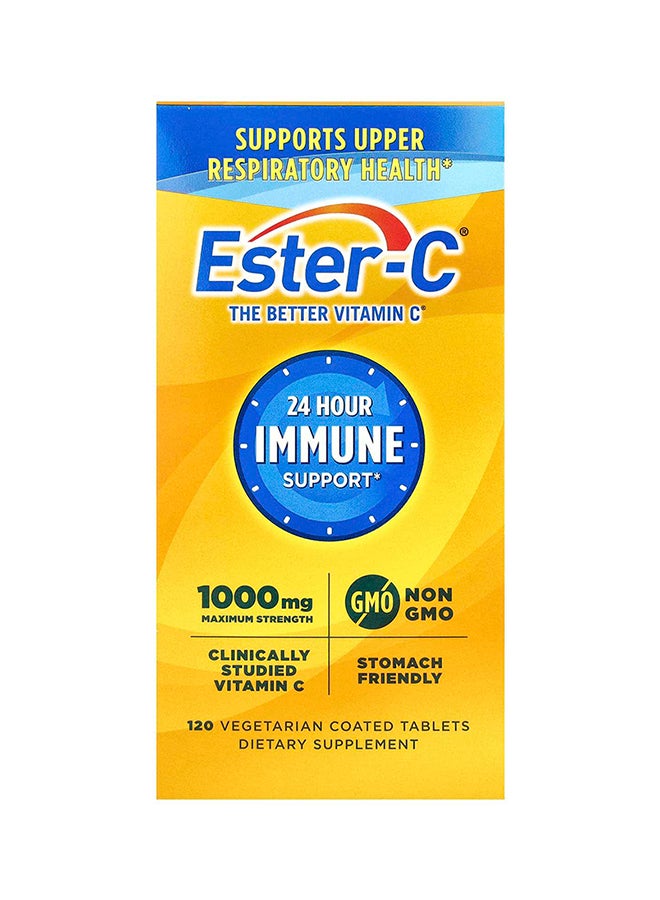 Ester - C Nature's Bounty, Ester-CÂ®, Maximum Strength, 1,000 mg, 120 Vegetarian Coated Tablets  - Image 1