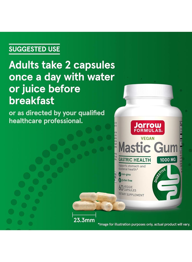 jarrow formulas Vegan Mastic Gum 1000 Mg 60 Veggie Capsules Packaging May Vary  - Image 5