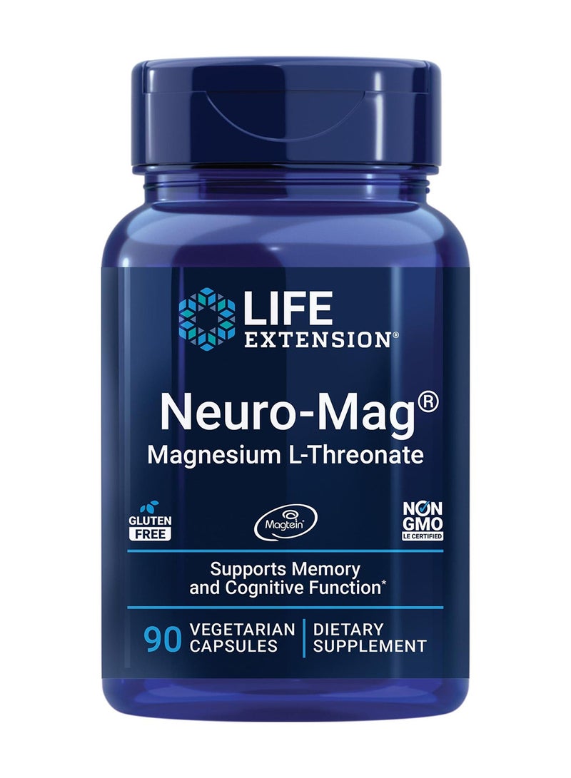 Life Extension - Neuro Mag Magnesium L Threonate - 90 Vegetarian Capsules - Image 1