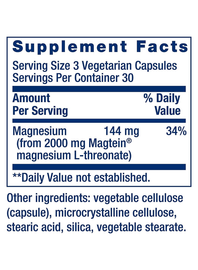 Life Extension - Neuro Mag Magnesium L Threonate - 90 Vegetarian Capsules - Image 1