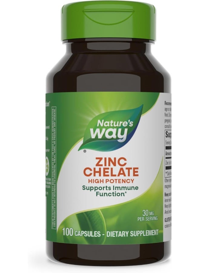 ناتشور واي زنك مخلب - 100 كبسولة - Image 1