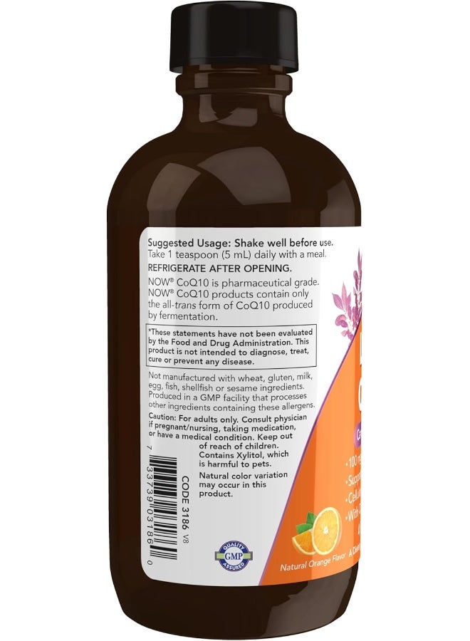 Now Foods - Liquid CoQ10 Cardiovascular Health 118ml - Image 1