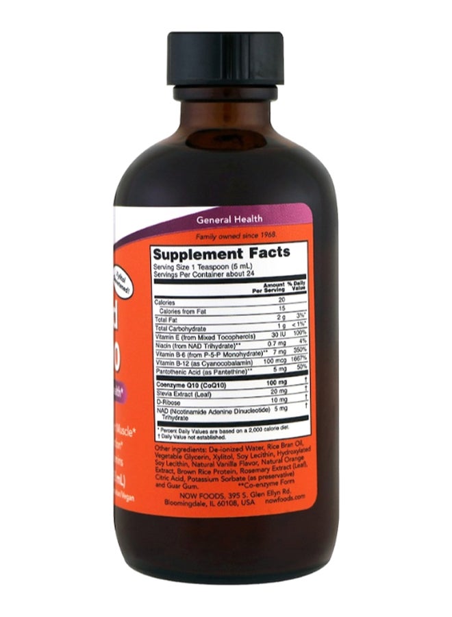 Now Foods - Liquid CoQ10 Cardiovascular Health 118ml - Image 1