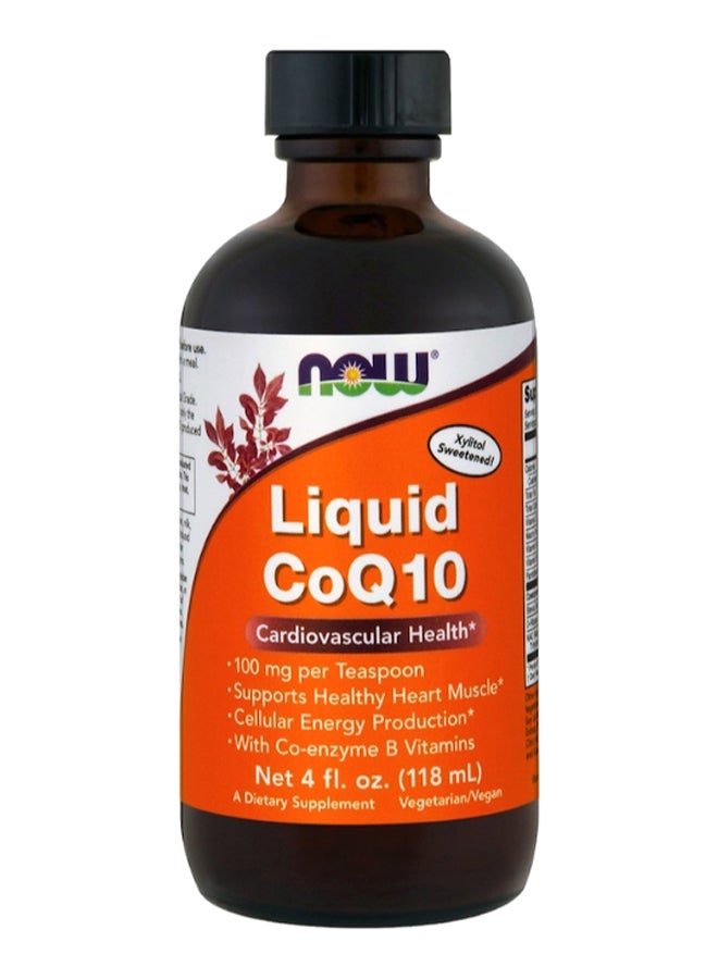 Now Foods - Liquid CoQ10 Cardiovascular Health 118ml - Image 1