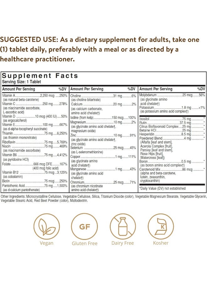 Solgar Formula VM-75, 90 Tablets Packaging May Vary - Image 1