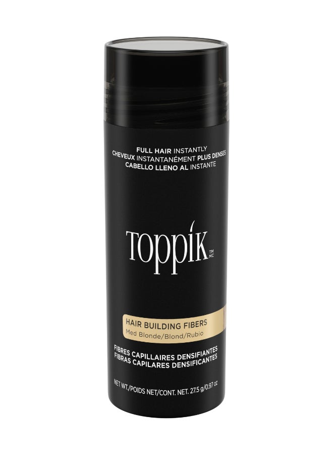 Toppik Hair Building Fibers Medium Blonde Hair Color 27.5 Grams Medium Blonde 27.5grams  - Image 1