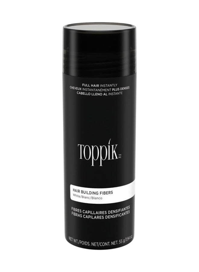 Toppik Hair Building Fibers White Hair Color 55 Grams White 55grams  - Image 1