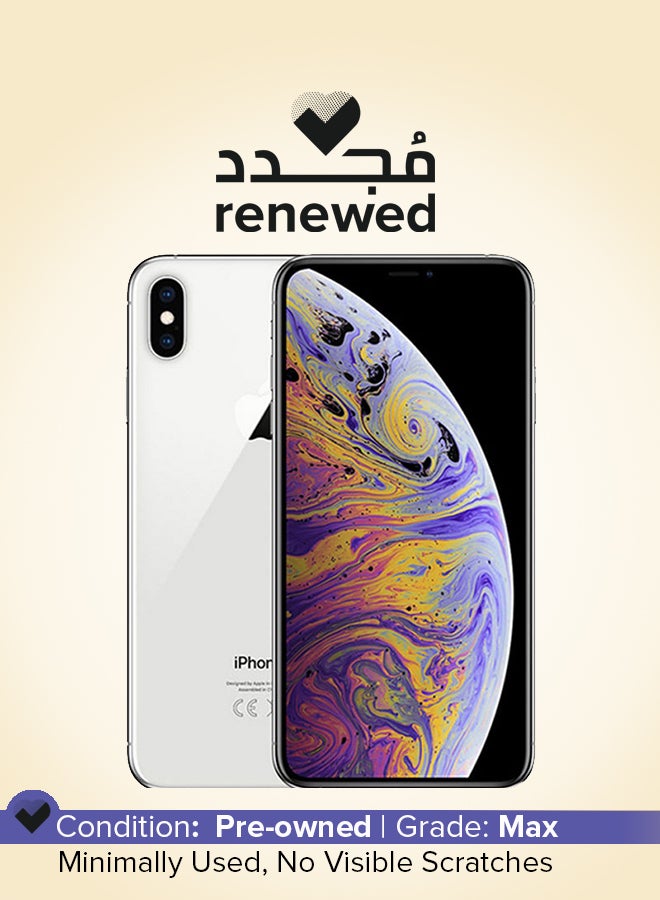 Apple - Renewed - iPhone XS 256GB Silver 4G With Facetime - International Version - Image 1