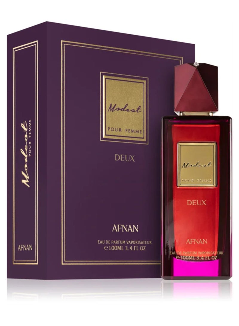 Afnan Modest Pour Femme Deux EDP 100ml  - Image 3