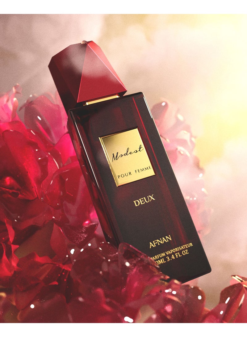 Afnan Modest Pour Femme Deux EDP 100ml  - Image 4