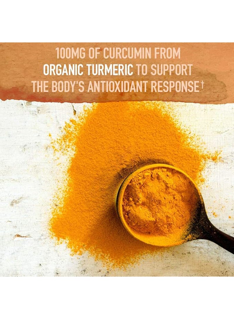 Garden of Life Extra Strength Turmeric Inflammatory Response 60 Vegan Tablets - Image 5