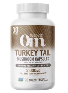 Om Organic Mushroom Nutrition OM Turkey Tail - 90 Capsules  - Image 1