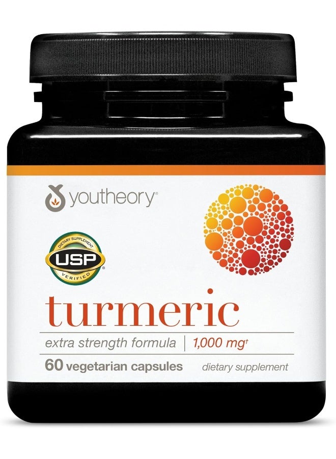 youtheory Turmeric Extra Strength Formula - 60 Capsules - Image 1