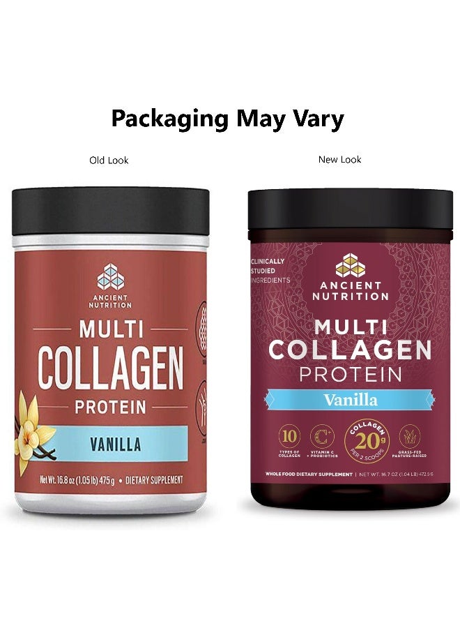 Ancient Nutrition - Multi Collagen Protein, Vanilla 16.7 oz Packaging May Vary - Image 1