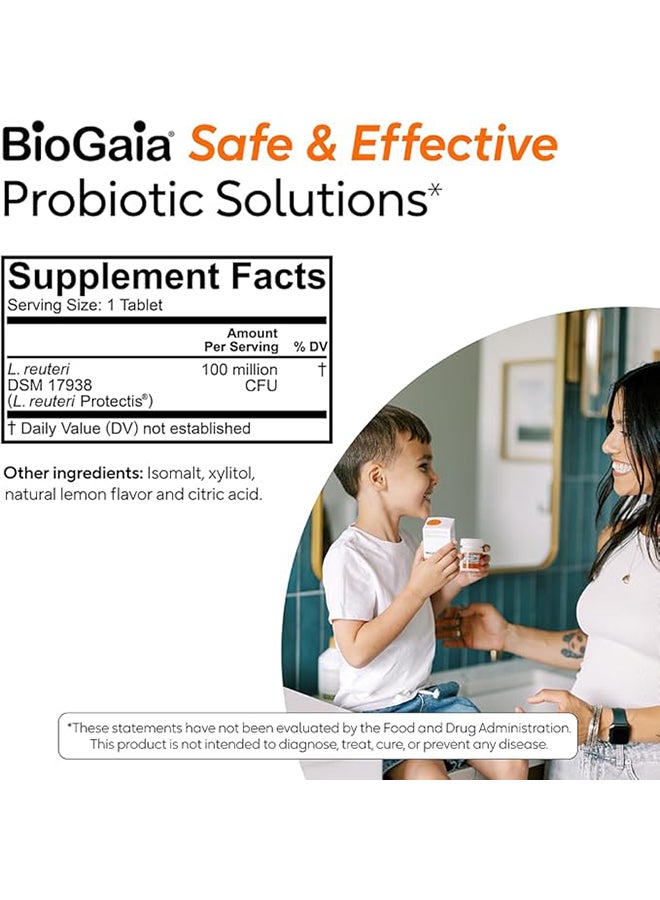 BioGaia Probiotic Supplement Lemon Flavoured - 30 Tablets - Image 2